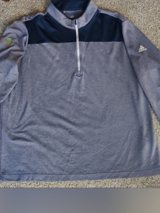 adidas Other - Adidas Gray and Black Quarter-Zip Country Club Golf Pullover